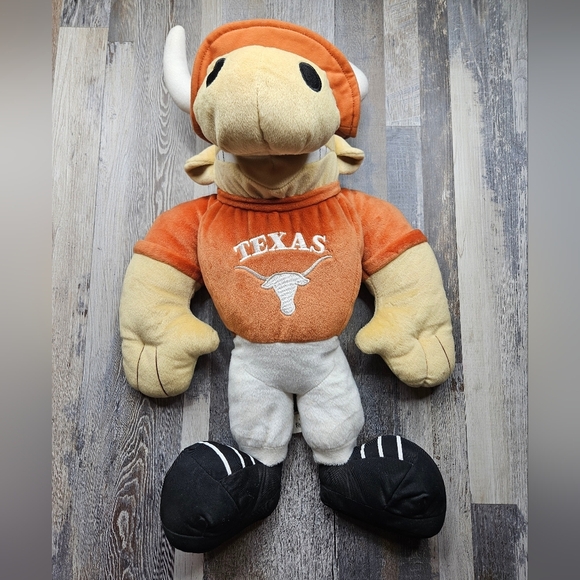 Bevo The Cow Texas Longhorns Plush Stuffed Mascot UT Texas - Picture 1 of 10